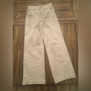 Young Fabulous & Broke YFB Wide Leg Khaki Chino Pants S Small